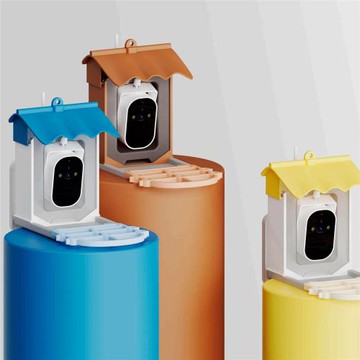 AI識別智能喂鳥器太陽能低功耗防水4MP高清鳥類喂食器