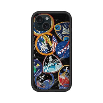 iPhone 15 Mod NX 黑 - NASA - Astronaut Suit - Insignia Patches