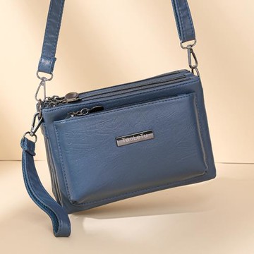 2024新款百搭大氣中年女包媽媽包多層軟皮單肩斜挎包婆婆包斜背包