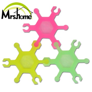 Mrs.home MIT環保無毒SGS認證防燙防滑矽膠隔熱墊3入/組