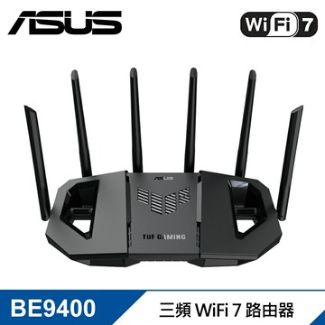 【ASUS 華碩】TUF Gaming BE9400 三頻 WiFi 7 電競路由器【三井3C】