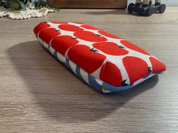 唯一款/雙色相遇正反雙配色手作拉鍊包/番茄小鵝日常