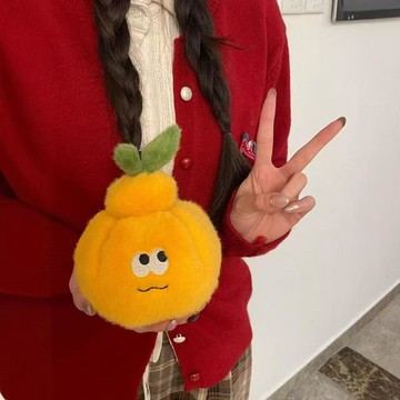 平價好物✨免運費 蟲洞粑粑柑剝皮橘子玩偶情人節驚喜浪漫藏戒指公仔毛絨送朋友 品質超穩 真心推薦