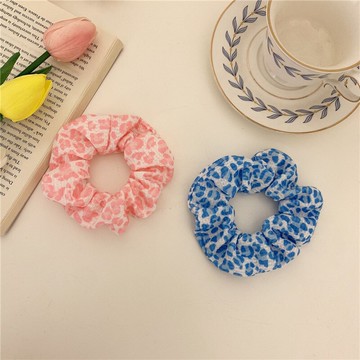 日韓少女小眾奶牛紋奶系大腸圈ins丸子頭高馬尾發繩森林款頭繩