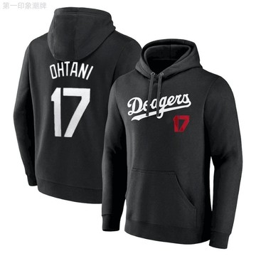 大谷翔平 mlb 棒球 道奇隊 美式帽t 潮牌印花t 男生衣服 720g重磅帽T 帽踢 秋冬內刷毛連帽衛衣