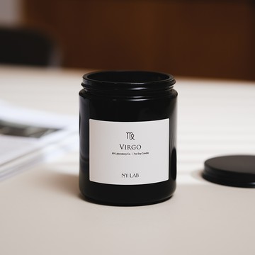 【NY LAB 紐約實驗室】紐約曼哈頓聯名款星座手工香氛蠟燭 7oz - 處女座（Virgo）