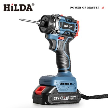 HILDA 21V無刷短軸衝擊起子機 雙電