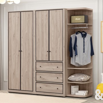 【Homelike】喜家居7尺組合衣櫃(2236)