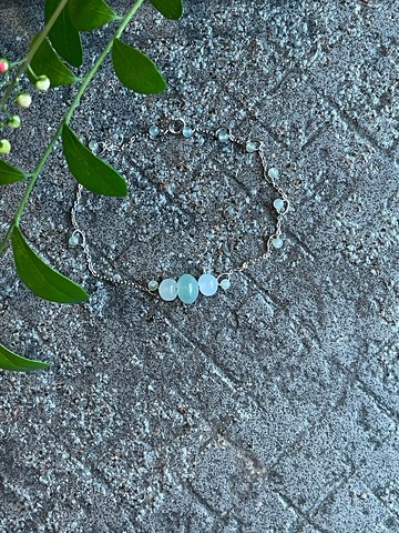 細手鍊 II 緬甸玉綠珠X緬玉珠 II 防敏包金不易褪鍊緬甸A貨翡翠