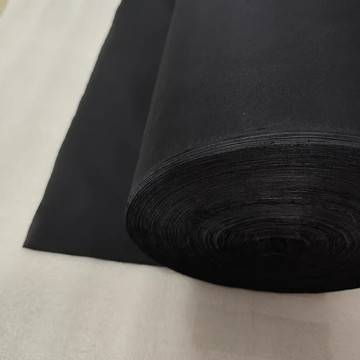 【台灣熱銷】全新料黑色白色阻燃無紡布透氣防塵防火布料工程背景沙發底布整卷【爆款】