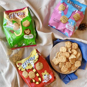 【今晚饗吃】寶寶最愛 動物造型餅(原味 /牛奶 /乳酸菌風味)60g-3款任選*20包  免運組