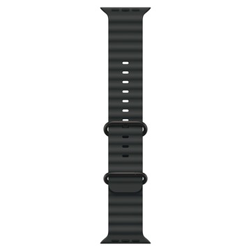 Apple Watch Ultra 3 海洋錶帶 49mm MYPD3FE/A  黑色 + 黑色鈦金屬扣環  44mm/45mm/46mm/49mm 錶殼  1個