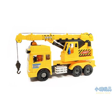 正版 台灣好車隊-聲光起重吊車 (內附電池) 磨輪吊車 磨輪車 台灣配音 ST安全玩具 兒童玩具【小胡玩具(電子發票)】