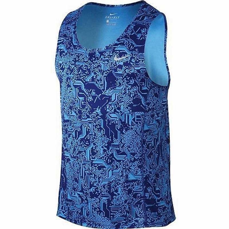 Nike ナイキ ランニング メンズ半袖tシャツ As M Nk Dry Miler Tank Printed 455 メンズ ディープロイヤルブルー ライトフォトブルー リフレク 通販 Lineポイント最大0 5 Get Lineショッピング