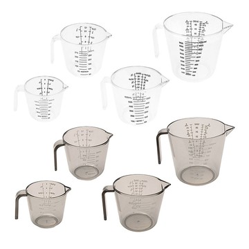 【現貨】塑膠透明量杯 ps計量杯筒150/300/600/1000ml 廚房刻度杯 烘焙工具