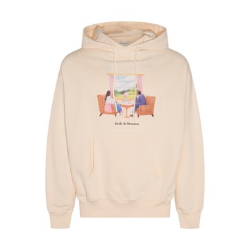 Drole De Monsieur - Cream Cotton Voyage Sweatshirt