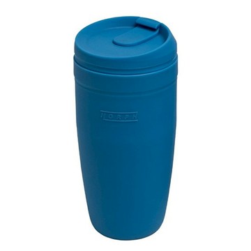 SWANZ 天鵝瓷 Yono 陶瓷杯 L  720ml 卡樂隨行杯  矽膠杯蓋  深海藍  1個