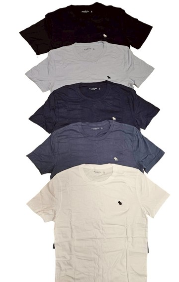 Abercrombie A&F 小麋鹿LOGO刺繡素面短T  5色 可選