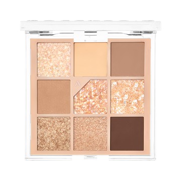 Unleashia 顏礫星涯 亮片百科九宮格眼影盤  N°2 All of Brown  1個