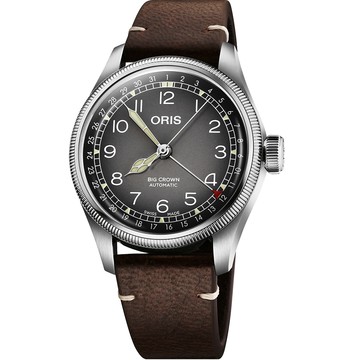 ORIS 豪利時 BIG CROWN X Cervo Volante聯名 指針式日期錶 套錶-岩石灰 0175477794063-Set