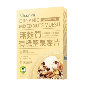 有機無麩質堅果麥片400g