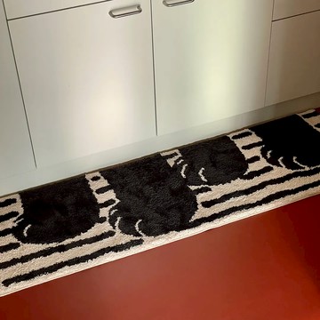 韓國 WARMGREY TAIL 長型地墊 毛腳丫 140 x 45