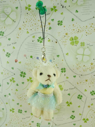 【震撼精品百貨】泰迪熊_Teddy Bear~吊飾-芭蕾-藍