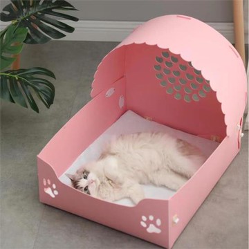 麥德豪寵物產房貓窩公主床小型犬窩耐抓咬可拆洗舒適透氣泰迪狗窩