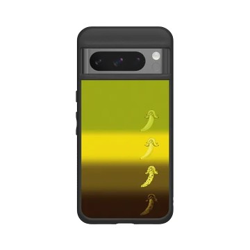 Pixel 8 Pro SolidSuit 黑 - RHINOSHIELD X Nymphia Wind - Dragnana：香蕉的一生（妮妃雅手繪）