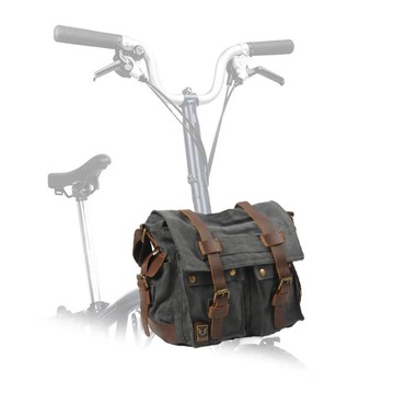 Litepro 復古自行車包男士休閒交叉肩背包戶外旅行便攜背包適用於 Brompton 自行車包