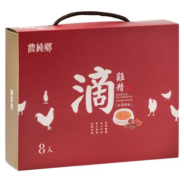 農純鄉 紅棗枸杞滴雞精禮盒  8包  50ml  1盒