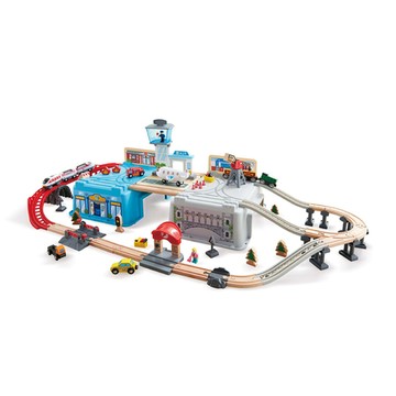 【網路限定】德國Hape 城市高速軌道遊戲組