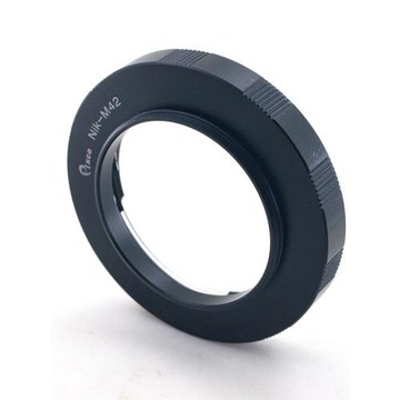 百攝寶轉接環適用Nikon-M42尼康Nikon F口鏡頭轉M42螺口機身微距