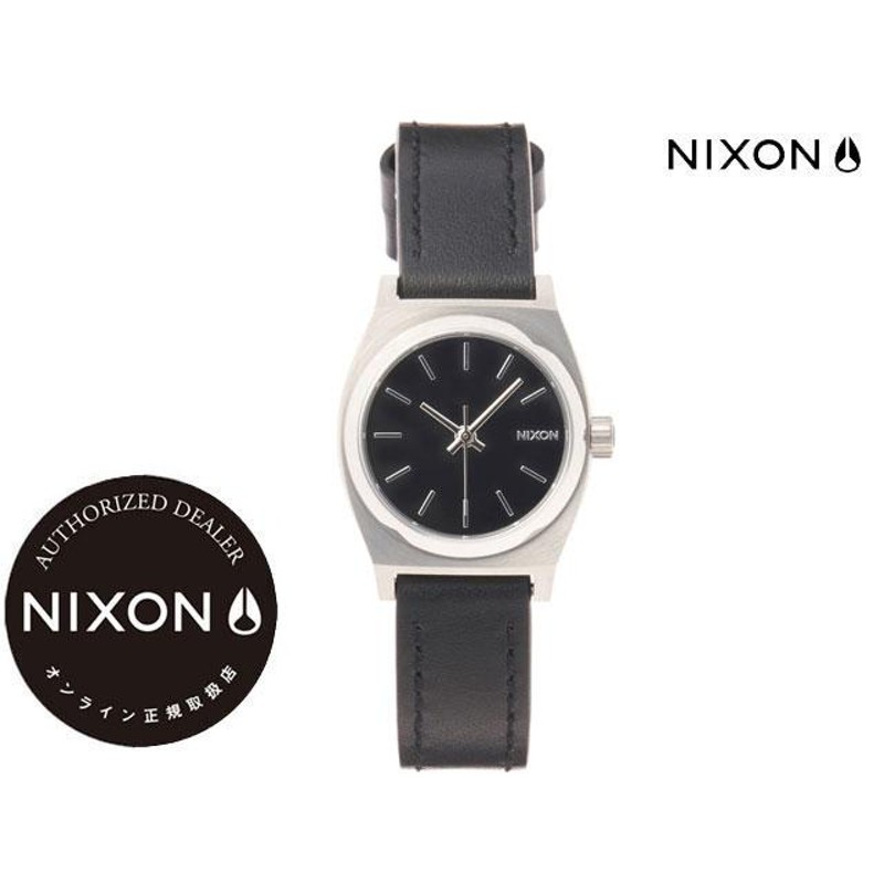 ニクソン ウォッチ NIXON Small Time Teller Leather 26mm Silver 