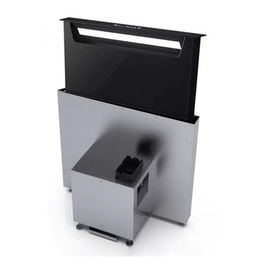 【隱藏升降】抽油煙機 油煙機 升降油煙機 嵌入式油煙機 開放式廚房專用 超薄靜音 揮手智控 大吸力 不鏽鋼機身