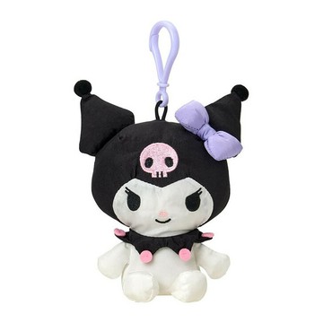 【震撼精品百貨】酷洛米_Kuromi~Sanrio 日本SANRIO三麗鷗 酷洛米尼龍塔夫綢玩偶吊飾-經典款*32054