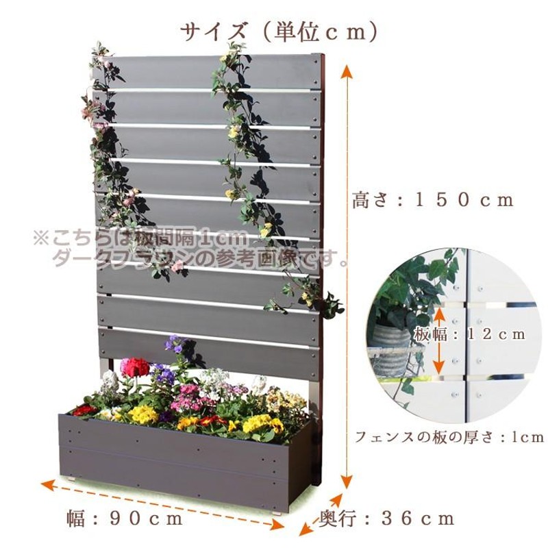 ラティスフェンス diy 簡単 樹脂 木調 おしゃれ 高さ 150cm 幅 90cm