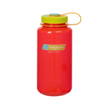 美國《Nalgene》專業水壺1000cc寬嘴水壼 2178-2066 石榴