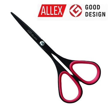 【ALLEX林刃物】Slim極細剪刀(迷你) 100-不沾膠 紅(11165R)