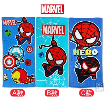 復仇者聯盟童巾 兒童毛巾 蜘蛛人 鋼鐵人 美國隊長 小毛巾 吸水毛巾【DK大王】