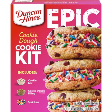 Duncan Hines Epic Cookie Dough Cookie Kit 22.18 oz