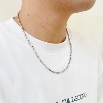 項鍊 螺旋 細鏈 簡約風 簡易風 百搭 中性