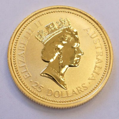 カンガルー金貨 オーストラリア 1/4オンス 流通品 1990年 カンガルー金貨 オーストラリア 1/4オンス 流通品 1990年の通販
