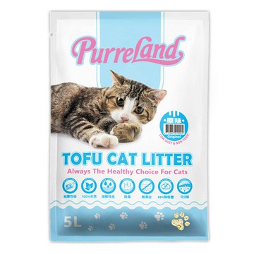 Purreland 倍淨豆腐貓砂 原味 5公升 X 6入(2組)