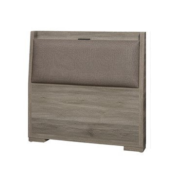 【顛覆設計】月可貓抓皮插座床頭片(單大3.5尺)古橡色