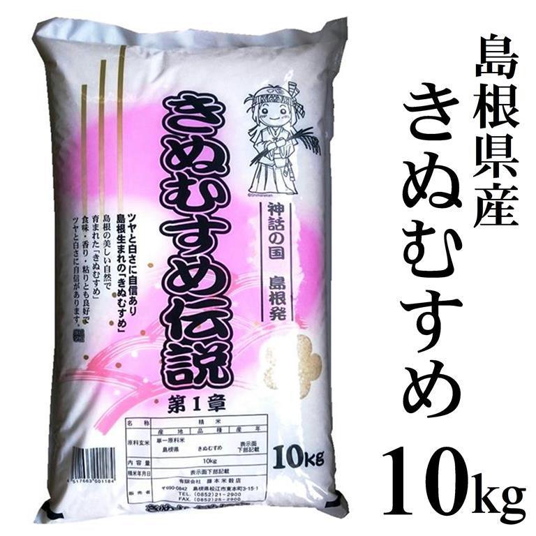 新米令和5年産 島根県産きぬむすめ10kg　送料無料