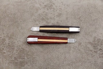 原木美工刀 手作木柄 木製握把 拼接款