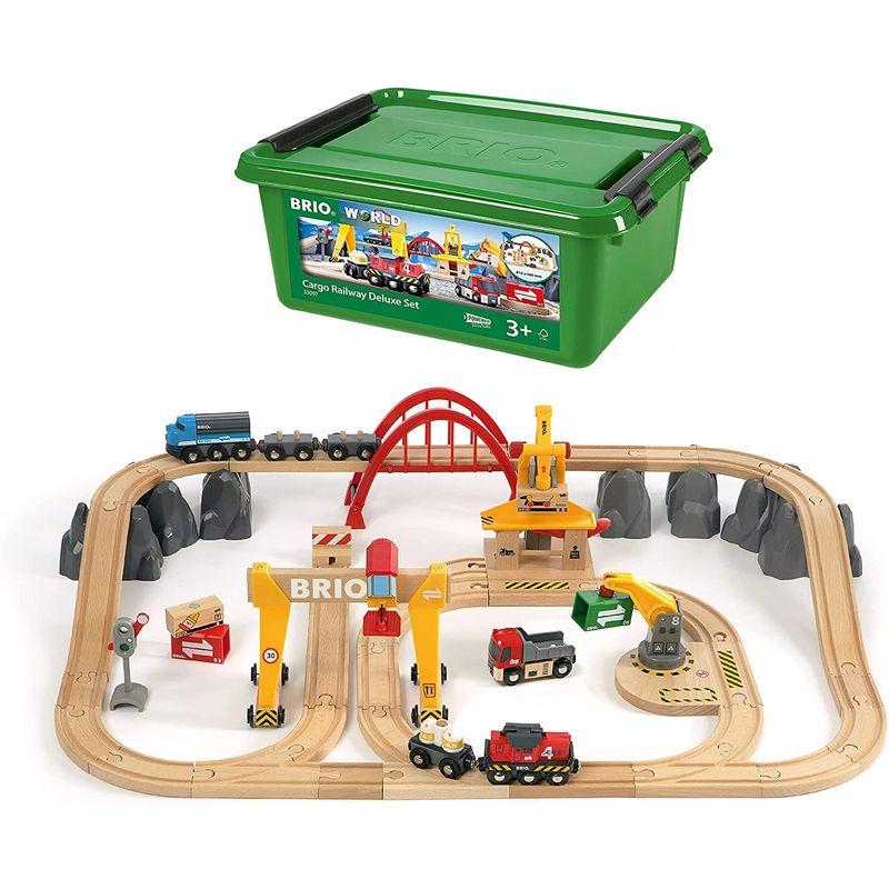 BRIO ブリオ WORLD カーゴレールデラックスセット 全54ピース