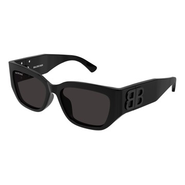 【Balenciaga 巴黎世家】方形膠框太陽眼鏡(BB0361SK-001)