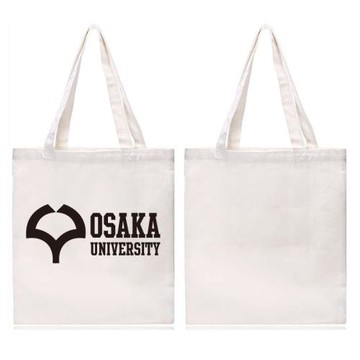 日本大阪大學紀念品Osaka University購物袋帆布包環保袋中號拉鏈